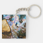 抽象芸術自然静水 キーホルダー (裏面)