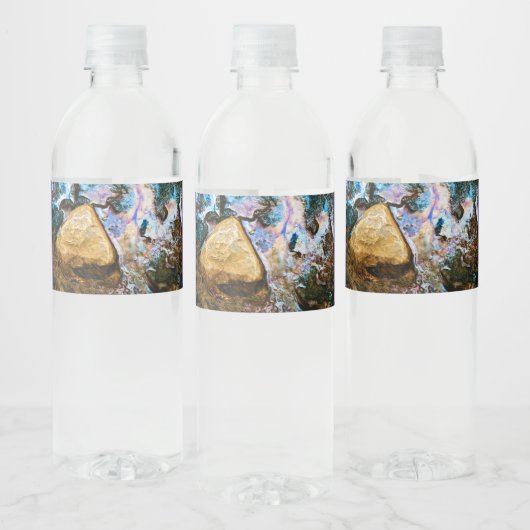 抽象芸術自然静水 ペットボトルラベル (ボトル)