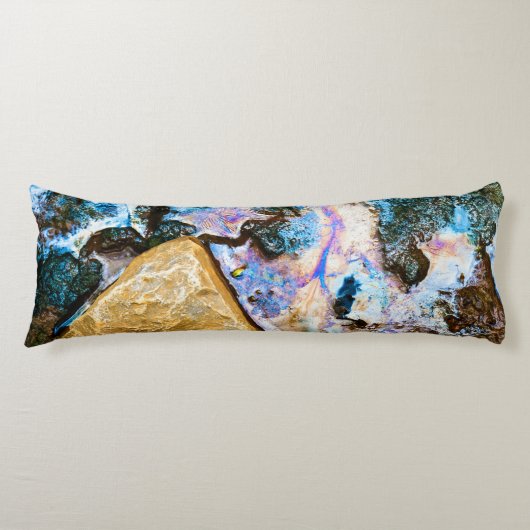 抽象芸術自然静水 ボディピロー (正面)