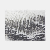 抽象芸術自然-ビーチぼやけ2 ドアマット (正面)