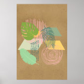 抽象芸術自然 ポスター (正面)