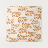 抽象芸術自然、ミニマリストシームレスパターン。 タペストリー (正面(横))