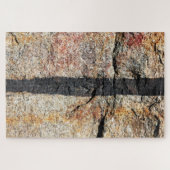 抽象芸術自然 – 海岸線1 ジグソーパズル (横)