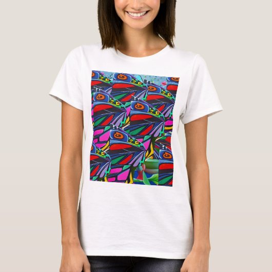 抽象芸術自然 Tシャツ (正面)