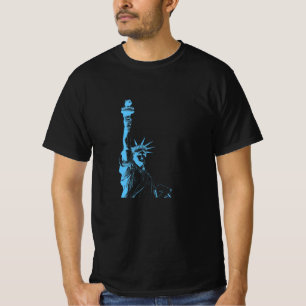 抽象芸術自由の女神 Tシャツ