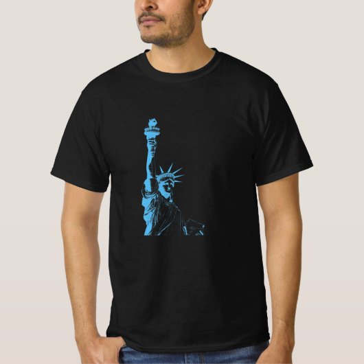 抽象芸術自由の女神 Tシャツ (正面)