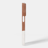 抽象芸術自由形状 – 茶色と黒 Case-Mate iPhoneケース (裏面 / 右)