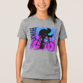 抽象芸術自転車競技者 トライブレンドＴシャツ (正面)