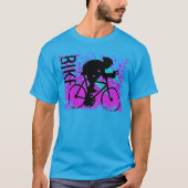 抽象芸術自転車競技者 Tシャツ (正面)