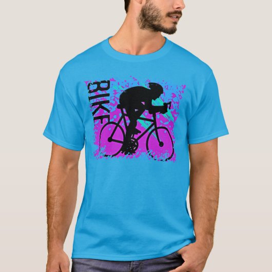 抽象芸術自転車競技者 Tシャツ