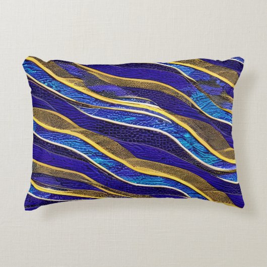 抽象芸術船外破砕波33 アクセントクッション (正面)