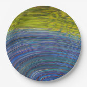 抽象芸術船外破砕波34 ペーパープレート (正面)