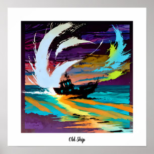抽象芸術船 ポスター