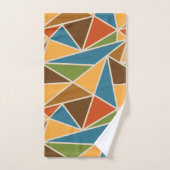抽象芸術色のジオメトリックレトロ バスタオルセット (ハンドタオル)