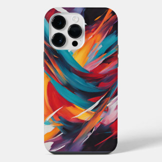 抽象芸術色の移動 iPhone 14 PRO MAXケース