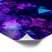 抽象芸術色の背景モダンスタイリッシュ ポスター (コーナー)