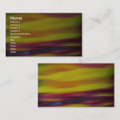 抽象芸術色の質 名刺 (正面/裏面)