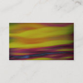 抽象芸術色の質 名刺 (裏面)