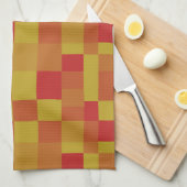 抽象芸術色パッチワークパターン280913 キッチンタオル (四つ折り)