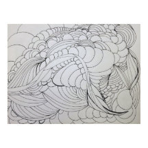 抽象芸術色付けページ