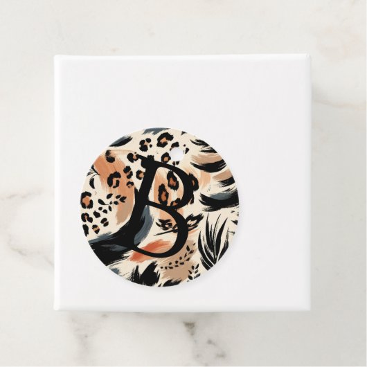 抽象芸術色彩の鮮やかエキゾチックアニマルプリントヒョウ フェイバータグ (インサイチュ)