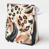 抽象芸術色彩の鮮やかエキゾチックアニマルプリントヒョウ フェイバーボックス (裏面サイド)