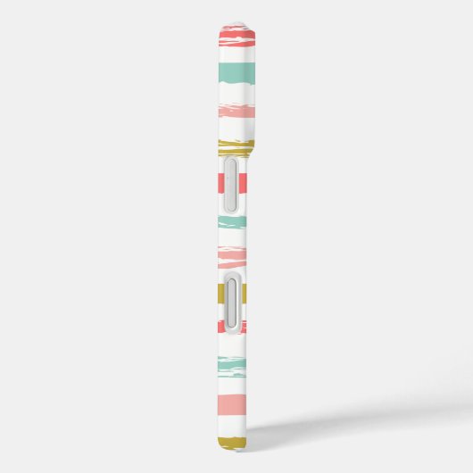 抽象芸術色彩の鮮やかストライプモノグラム Case-Mate iPhoneケース (裏面 / 右)