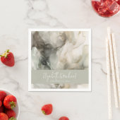 抽象芸術色彩の鮮やかモダンセージグ結婚リーン スタンダードカクテルナプキン (インサイチュ)