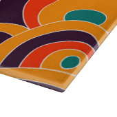 抽象芸術色楕円カットボード – デコモダンール カッティングボード (角)