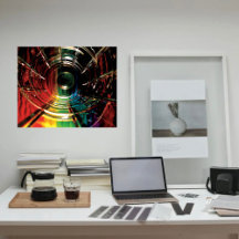 抽象芸術色鉛筆虹