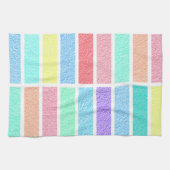 抽象芸術色 キッチンタオル (横)