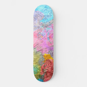 抽象芸術色 スケートボード