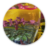 抽象芸術色 セラミックノブ (正面)