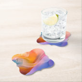 抽象芸術色 ペーパーコースター (インサイチュ)