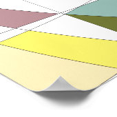 抽象芸術色 ポスター (角)