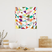 抽象芸術色 ポスター (キッチン)