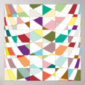 抽象芸術色 ポスター (正面)