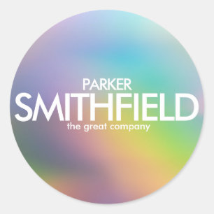 抽象芸術色 ラウンドシール