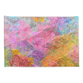 抽象芸術色 枕カバー (裏面-右)