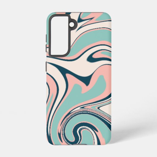 抽象芸術色 SAMSUNG GALAXYケース (裏面)