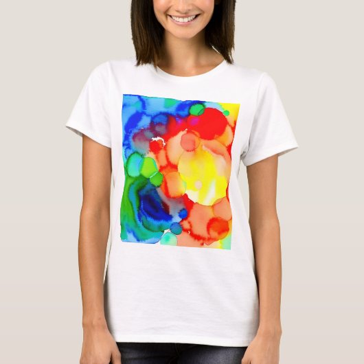 抽象芸術色 Tシャツ (正面)