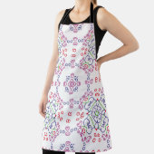 抽象芸術花のパターンdesignabstract, art, home  エプロン (インサイチュ)