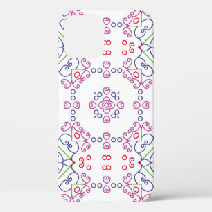 抽象芸術花のパターンdesignabstract, art, home iPhone 12ケース
