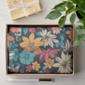 抽象芸術花の模様 薄葉紙 (ギフト)