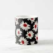 抽象芸術花アート水彩模様。 コーヒーマグカップ (中央)