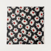 抽象芸術花アート水彩模様。 タペストリー (正面)