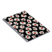 抽象芸術花アート水彩模様。 ノートブック (右側)