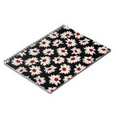 抽象芸術花アート水彩模様。 ノートブック (左側)