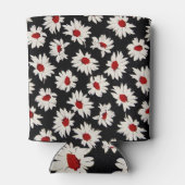 抽象芸術花アート水彩模様。 缶クーラー (裏面)