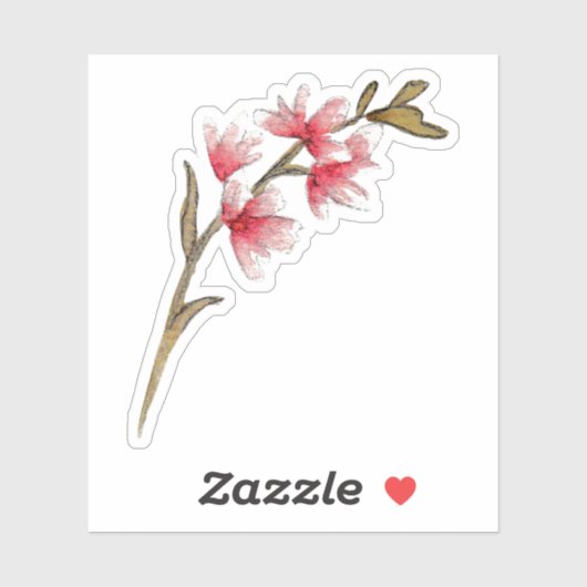 抽象芸術花スタイルデザイン シール (シート)